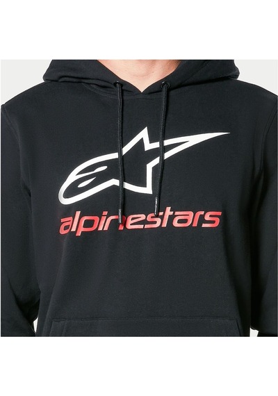 Alpinestars Always V3 Hoodie Kapüşonlu Sweatshirt Siyah Beyaz Kırmızı Çok Renkli