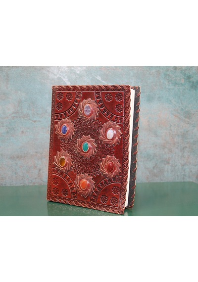 River World Seri F Deri Defter Taşlı Çok Renkli