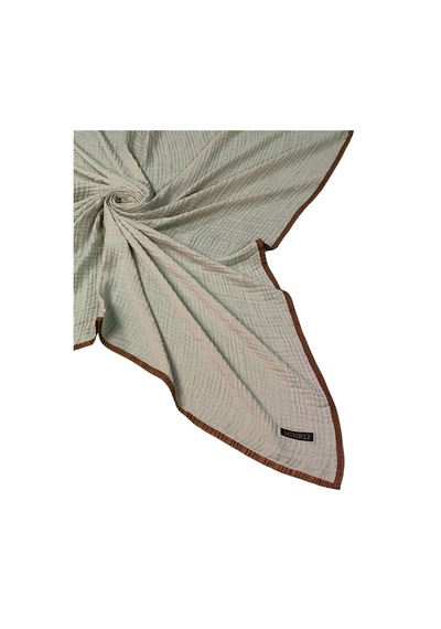 Mim Eşarp Mısırlı Eşarpları Biyeli Müslin Düz Renk Eşarp 100x100cm Açık Bej