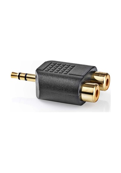 3,5 Mm Erkek - 2x Rca Dişi Altın Kaplama Stereo Çevirici