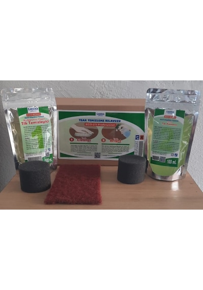 Teak / Tik Temizleme Seti 1 M2 Aktif Köpük İle Güçlendirilmiş For