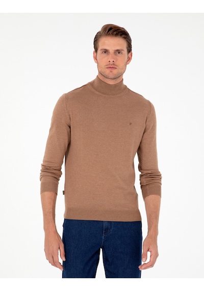 Pierre Cardin Erkek Camel Melanj Kazak /triko 50296614-vr122 Camel Melanj