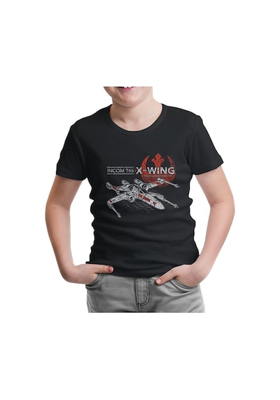 Lord Tshirt Star Wars - Incom T65 Siyah Çocuk Tshirt