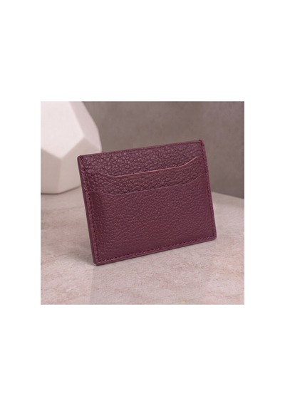 Nahitatyana Hakiki Deri Unisex Kartlık %100 Gerçek Deri Bordo Renk Bordo - 923596328 Bordo