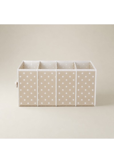 Living 4 Katlı Dolap İçi Organizer - Bej - 24x29x64 Cm Çok Renkli