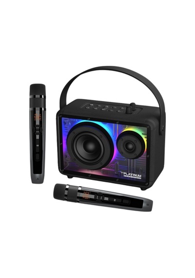 Apollo Pro 80w Taşınabilir Bluetooth Hoparlör Ve Mikrofon Siyah