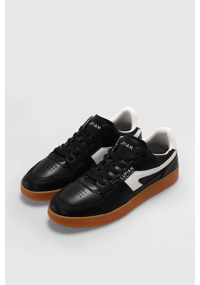 111230256 Jake Sneaker Erkek Deri Ayakkabı Siyah