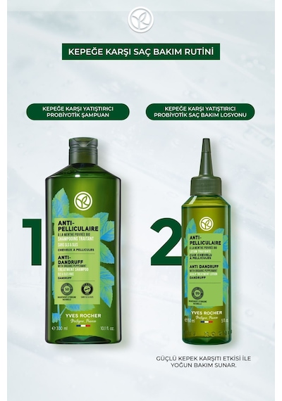 Yves Rocher Kepeğe Karşı Pelliculaire Yatıştırıcı Prebiyotik Tuzsuz & Vegan Şampuan 300 ML