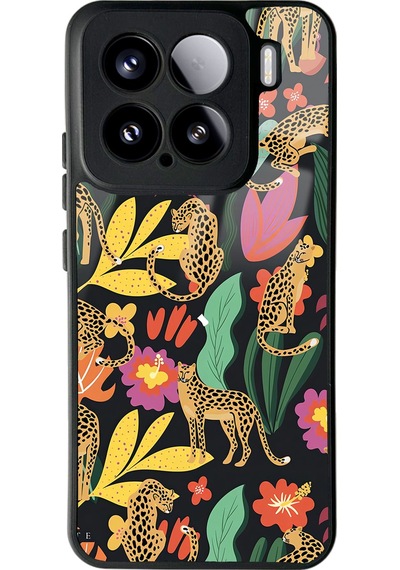 Xiaomi Mi 15 Çiçekli Kediler Tasarımlı Glossy Telefon Kılıfı Çok Renkli