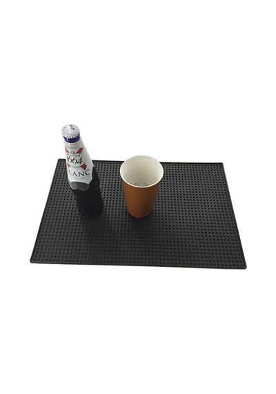 30x45 Cm. 5 Mm. Mat Siyah Renk Büyük Bar Lastiği Cin920