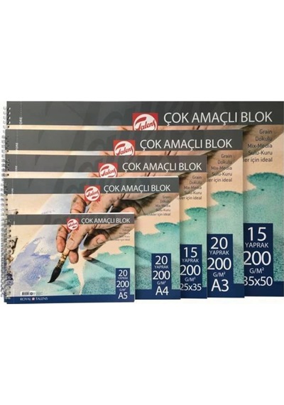 Çok Amaçlı Resim Blokları 200 Gr A5