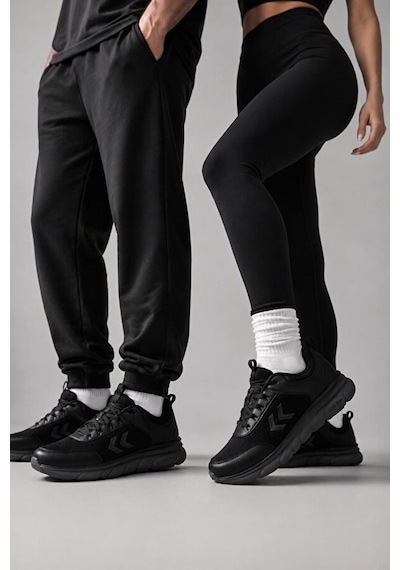 Hummel Tyro Flex Unisex Spor Ayakkabı Siyah - Gri