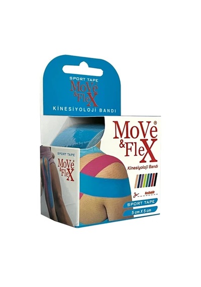 Move&flex Kinesiyoloji Bandı Mavi