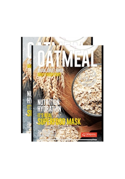 Dermal It'S Real Super Gıda Maskesi Yulaf 25Gr 2'Li Set