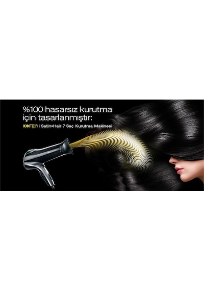 Braun Satin Hair 7 Hd710 Premium İyonlu Saç Kurutma Fön Makinesi