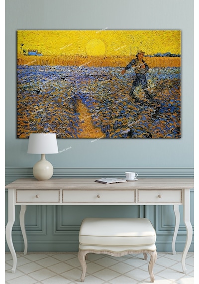 Vincent Van Gogh Ekim The Sower Kanvas Tablo