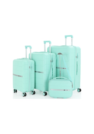 Mçs Polipropilen 4lü Valiz Seti V366 S21sy1000048-set 00190 Mint Yeşili