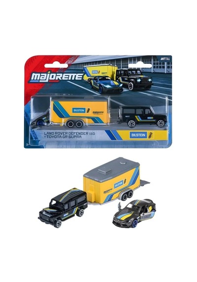 Majorette Land Rover Defender 110 Toyota Gr Supra 1:64