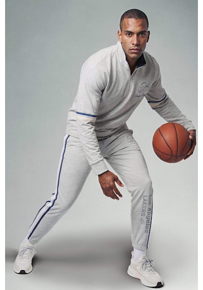 Defacto Nba Los Angeles Lakers Standart Fit Skuba Dalgıç Kumaş Jogger F6978ax26spgr421 Gri-gr421