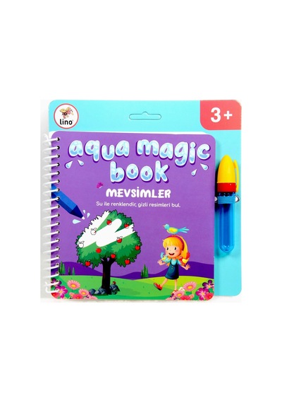 Aqua Magic Mevsimler Sihirli Boyama Kitabı Çok Renkli