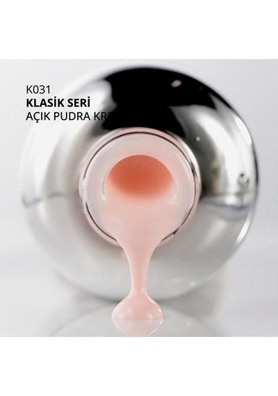 Kalıcı Oje K031, Açık Pudra Krem, 10 Ml