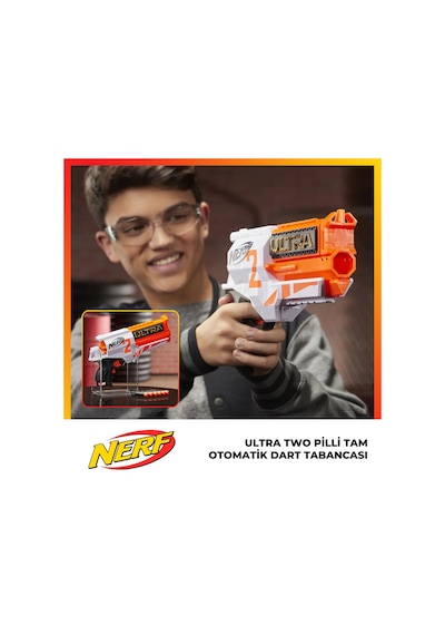 Nerf Ultra Two Pilli Tam Otomatik 6'lı Oyuncak Dart Tabancası