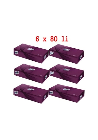 Selpak Professional Selpak Extra Kutu Peçete 80 Li 6 Adet