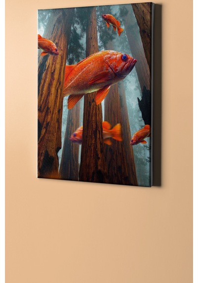 Webstyle Sayılarla Boyama Seti Kasnaklı Orman Denizi 40 X 50 Cm