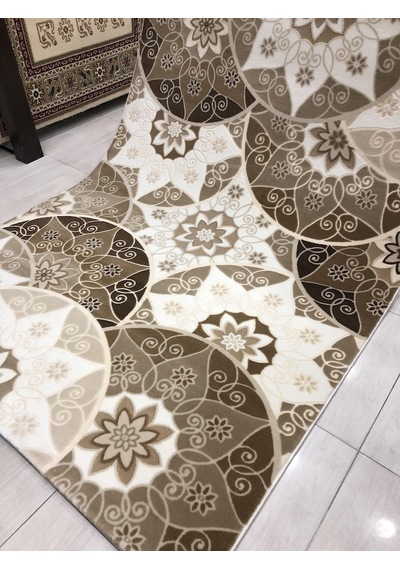 Flora Halı Lavin 0018 A 165X230 Krem Kahve 4 M2 Halı !