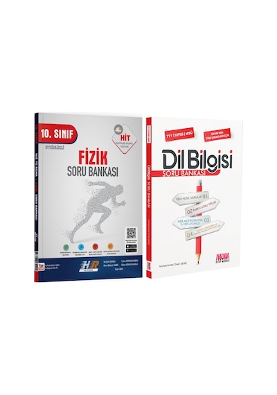 Hız Ve Renk 10. Sınıf Fizik Hit İle Akm Kitap Dil Bilgisi Soru Bankası Seti 2 Kitap