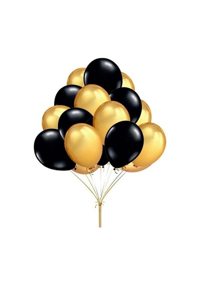 Altın Siyah Balon Seti
