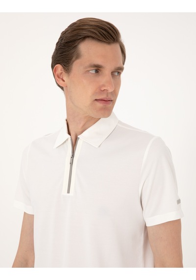 Pierre Cardin Erkek Ekru Tişört 50302623-vr019 Ekru