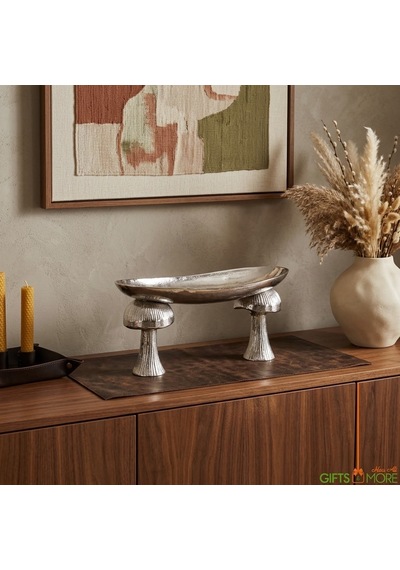 Mushroom Sılver Ayaklı Gondol 38x16x18