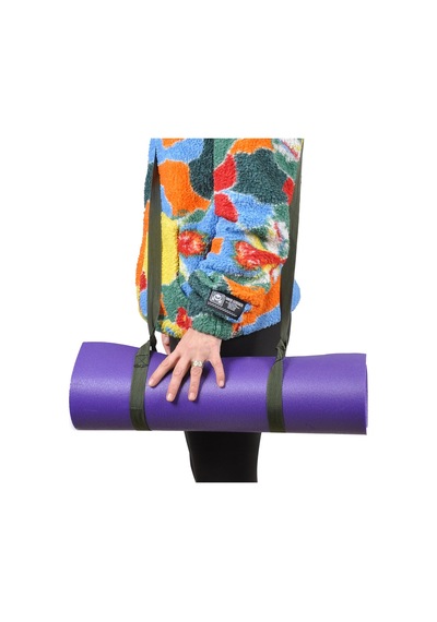 X-perk Yoga Matı Pilates Kamp Sandalyesi Plaj Hasırı Taşıma Kemer Haki