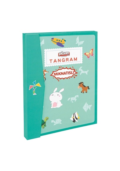 03 569 Ahşap Manyetik Tangram -pilsan Oyuncak - Grsy-890754 1 Adet