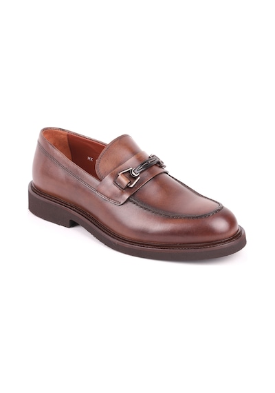 Libero L5137 Deri Erkek Loafer Ayakkabı Ceviz
