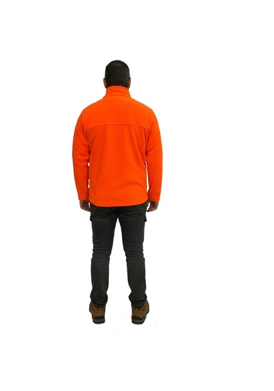 Mysia Outdoor Turuncu Taktik Polar Mont Avcı 7 Cep Çok Renkli