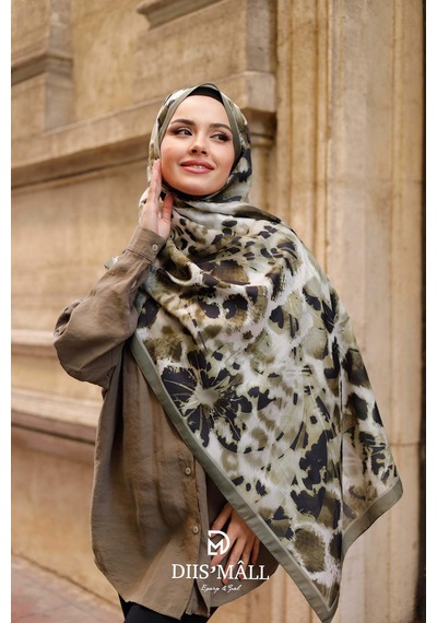 Mimiyum Sarmaşık Leopar Şal Haki