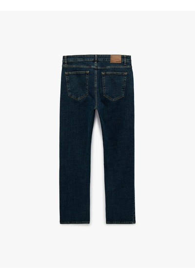 Koton Normal Bel Cepli Pamuklu Straight Jean Pantolon - Mark Jean Koyu İndigo 7wam40258nd Koton Normal Bel Cepli Pamuklu Straight Jean Pantolon - Mark Jean Koyu İndigo 7wam40258nd