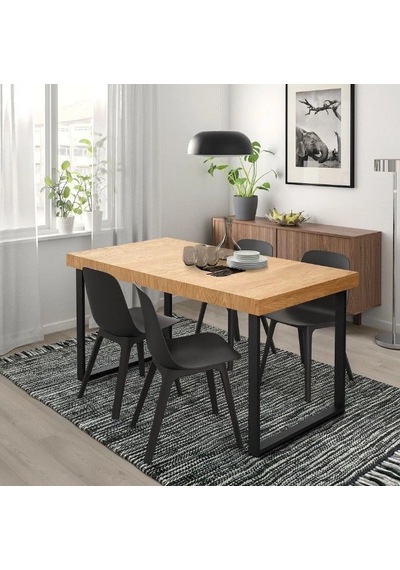 Ikea Köpenhamn El Dokuması Halı 170 X 240 Cm Koyu Gri - Beyaz Çok Renkli