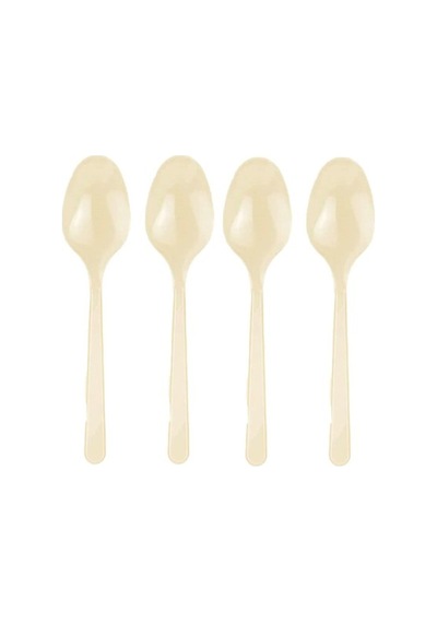 Krem Plastik Kaşık