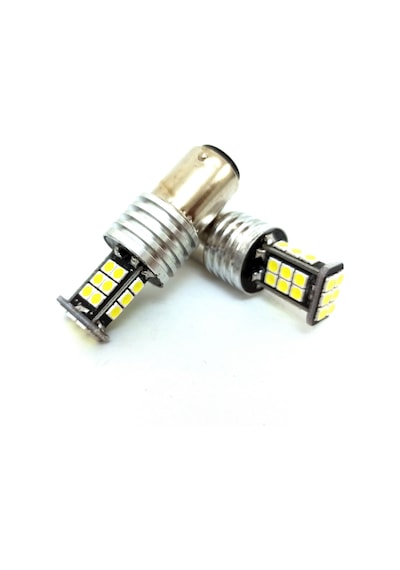 Femex P21W Non-Direction 1157 Çift Duy 3030 Chip 24Smd Beyaz Led