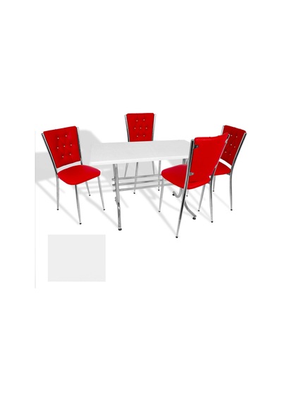 Japon - Kapitoneli Masa Takımı - 70x120 Werzalit, Wermodin Ve Allzalit Tabla - Beyaz - Kırmızı Çok Renkli Japon - Kapitoneli Masa Takımı - 70x120 Werzalit, Wermodin Ve Allzalit Tabla - Beyaz - Kırmızı Çok Renkli