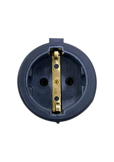 220v-240v Dişi Fiş Priz 1x16a Kauçuk Topraklı Seyyar