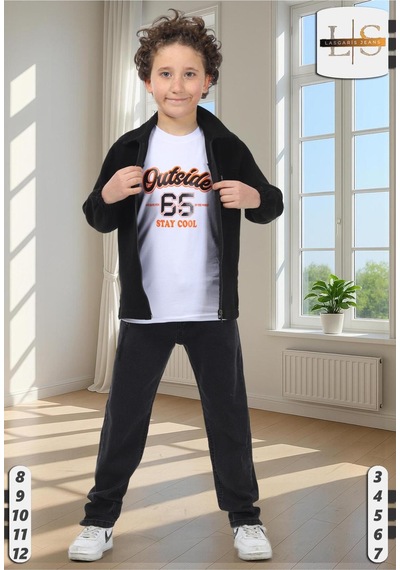 Lasgaris Jeans Erkek Çocuk Siyah