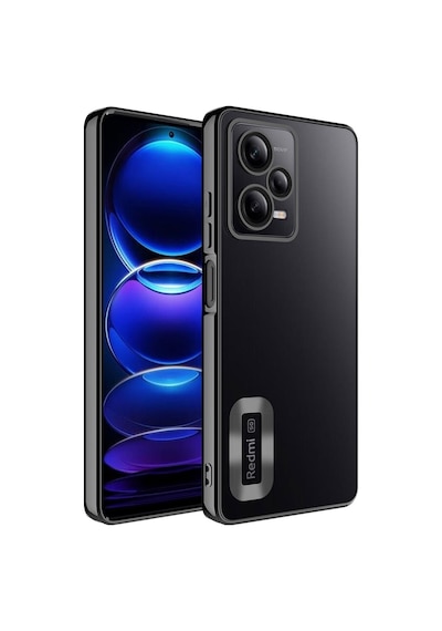 Xiaomi Redmi Note 12 5g Kılıf Kamera Lens Korumalı Logo Gösteren İnce Hafif Pazarplus Altın
