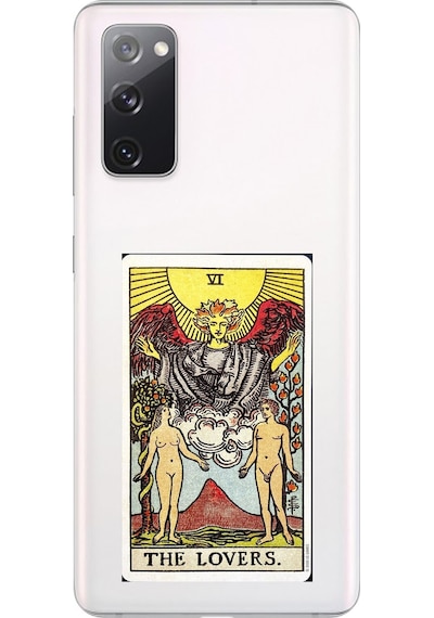 Samsung Galaxy S20 Fe Uyumlu Şeffaf Kılıf The Lovers Tasarımlı