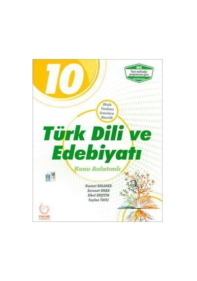 10.Sınıf Türk Edebiyatı Konu Anlatımlı - Palme Yayınevi