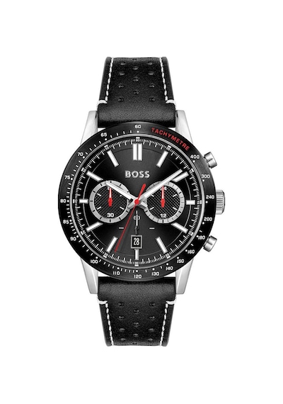 Hugo Boss HB1513920 Deri Siyah 44 mm Erkek Kol Saati