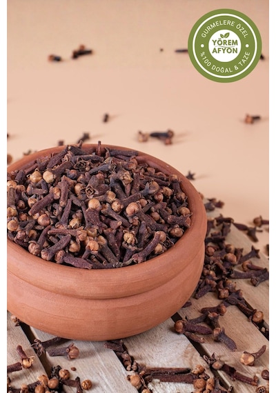 Yörem Afyon Isparta Yöresinden Seçkin Hasat Yağı Alınmamış Hakiki Tane Karanfil Syzygium Aromaticum 33gr.